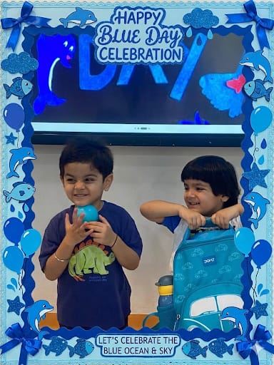 Blue Day Celebrations at Mayoor School Noida
